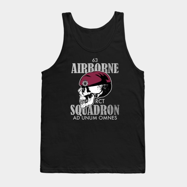 63 Airborne Squadron (distressed) Tank Top by TCP